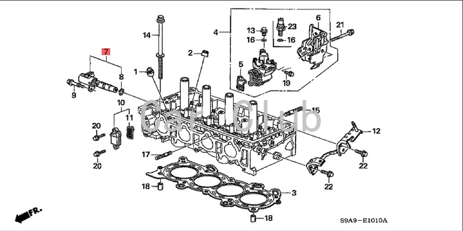 Valve assembly VVT valve 15830-RBB-003 15830RBB003 TS1131 for Honda Accord ACCORD