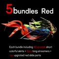 5 paquetes rojos