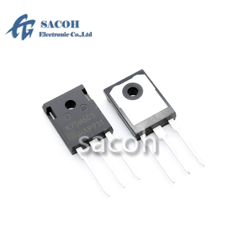 

Refurbished Original 5Pcs/Lot IKW75N60H3 K75H603 OR IGW75N60H3 G75H603 75N60 TO-247 75A 600V Power IGBT Transistor