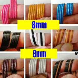8mm Width 500g PE Synthetic Rattan Handmade Weaving Plastic Cane Material For Knit Repair Home Furniture Chair Basket Table