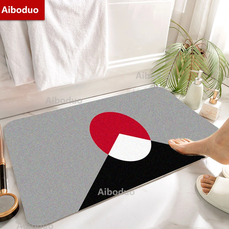 

Japanese-style Mount Fuji Soft Warm Carpet NonSlip Bathroom Mat Minimalist Kitchen Decor Hallway Entrance Doormat Rug Floormat