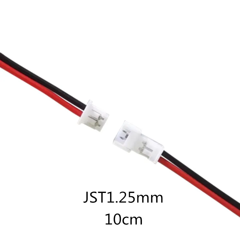 5Pair Mini 2Pin 1.25mm / PH 2.0mm / XH 2.54mm / SM JST Male Plug Female Jack Socket DIY Electrical Wire Terminal Cable Connector