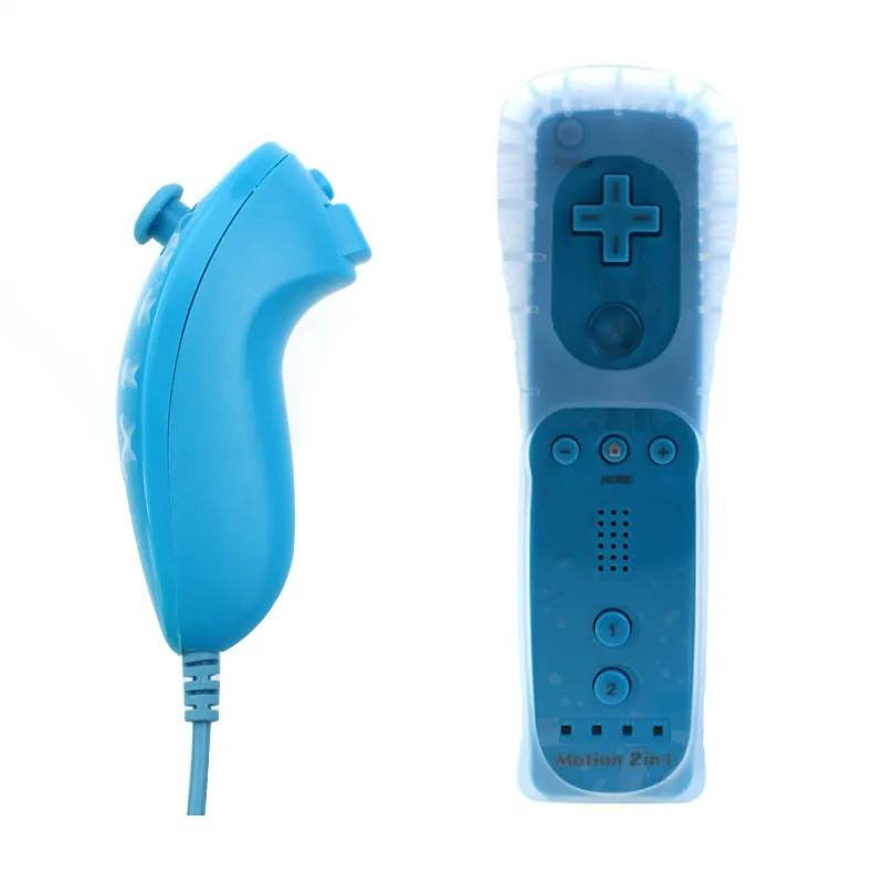 2in1 Nunchuck con Motion Plus per nintendo Wii Game Remote Controller Joystick