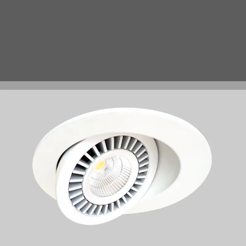 

7W CTC Downlight 360° Adjustable Ceiling Recessed Spots COB LED High Quality 230VAC CCT Switch 2700K-4000K Dimmable Down Light