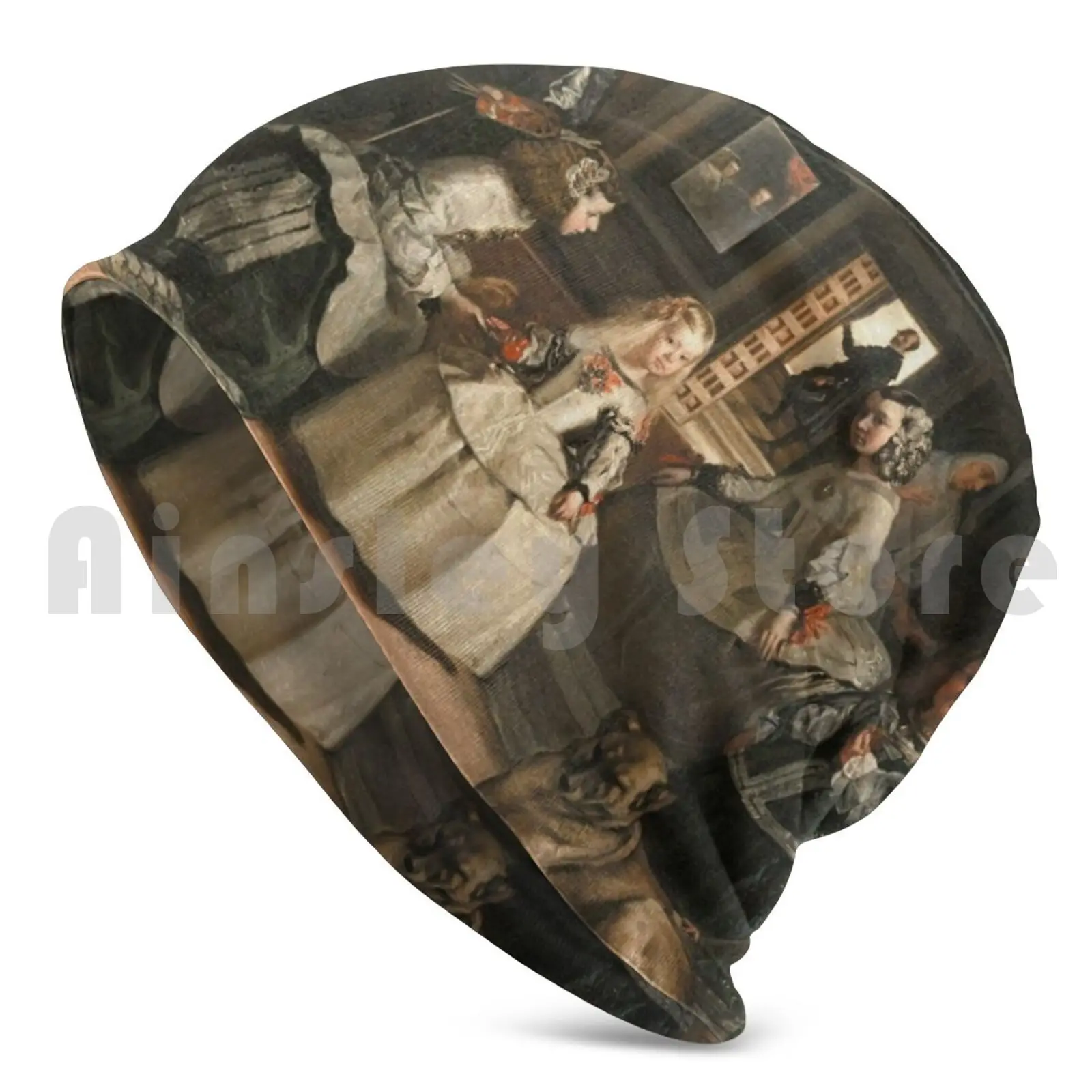 Velazquez-Las Meninas Beanies Knit Hat Hip Hop Velazquez Las Meninas Spain Spanish Golden Age King Queen