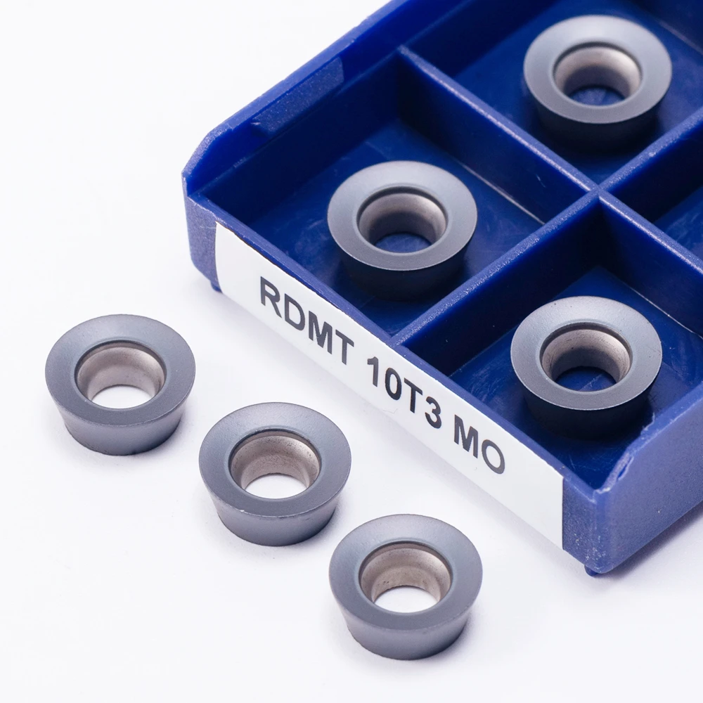 RDMT10T3 MO LINN inserti in lega di metallo duro per lavorazione dell'acciaio utensile per tornitura di metalli RDMT 10T3 MO LINN lama in lega dura 10 pezzi