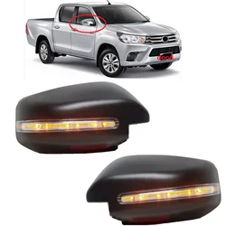 Led Mirror Cover Fit For Hilux Revo Fortuner  Led Rearview Mirror cover  2016-2022