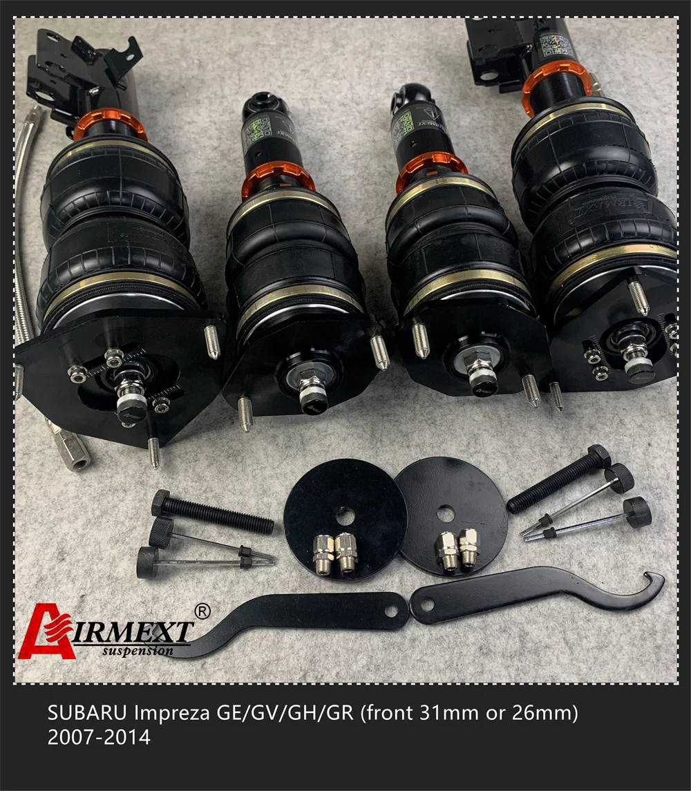 For SUBARU Impreza GE/GV/GH/GR (2007~2014)/AIR STRUT KIT/coilover+air spring assembly/Auto parts/air spring/pneumatic