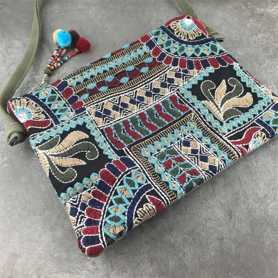 New Vintage Women Ladies Ethnic Shoulder Bag Girls Female Fashion Crossbody Boho Hippie Tote Messenger Handbag Hot