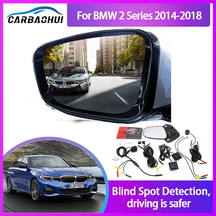 Millimeter Wave Radar Blind Spot Monitoring BSA BSD BSM for BMW 2 Series 2014-2018 Assist Driving Parallel Safety Change Assist