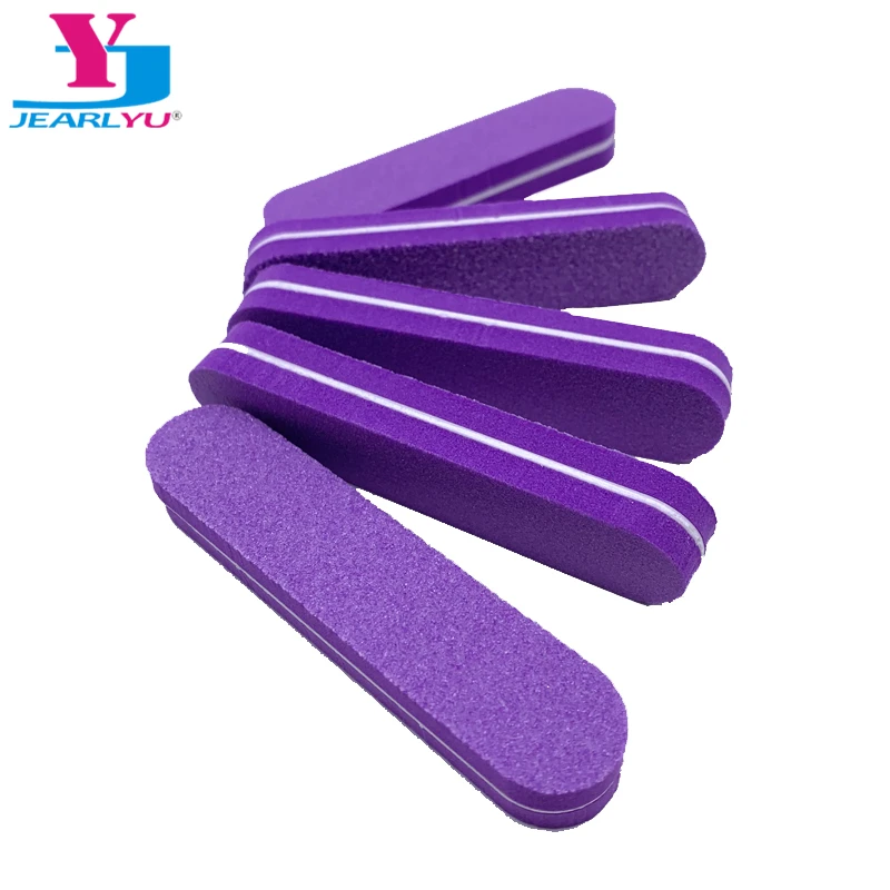 20 Pcs Mini Sponge Nail Buffer Block Nails File 100/180 Double Side Manicure Pedicure Pusher Polisher Organic Nails Products Set