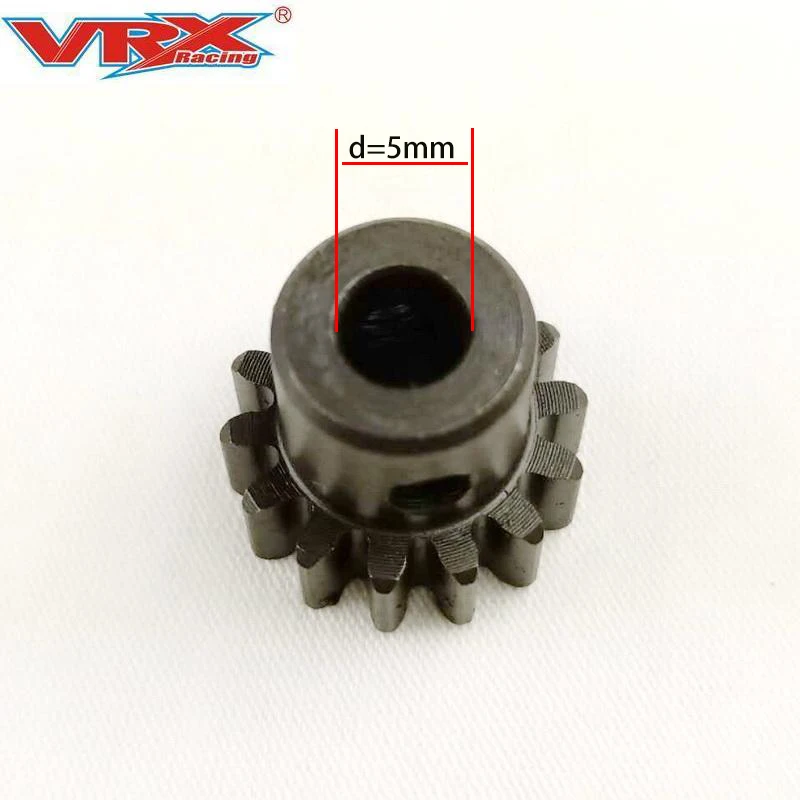 Motor Gear 14T (Acciaio Inox) Rc Auto Parti pignone per VRX Corse RH817/RH818 Cobra 、 RH811/RH812/VRX-1/VRX -2E, per i motori (5 millimetri albero)