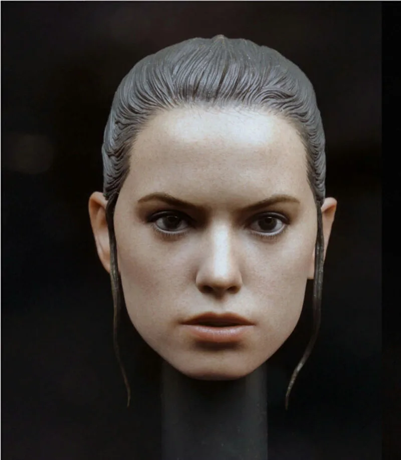 1/6 Scale Female Head Sculpt Brave Warrior Daisy Ridley Realistic Head Model Mysterious Identity Fit 12 Inch Action Figure Doll