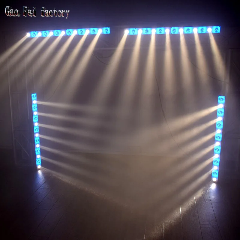 Imagem -06 - Led Par Dmx Luzes de Discoteca Rgb com Cores Âmbar Efeito Corrida para Festa Casamento Natal Barra Lâmpada Palco Arruela Parede Luz Ponto Backlight