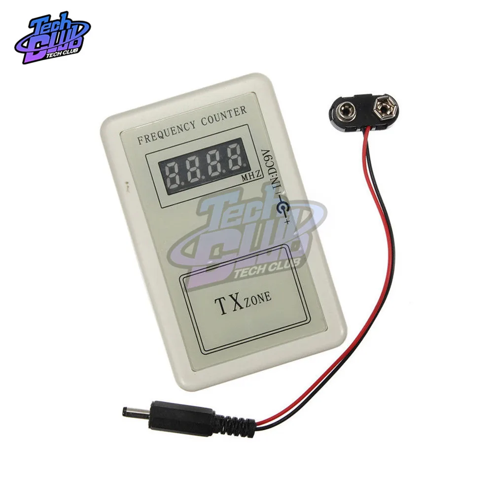 Remote Control Wireless Frequency Meter Counter 250-450MHZ for Car Auto Key Remote Control Detector Cymometer Power Supply