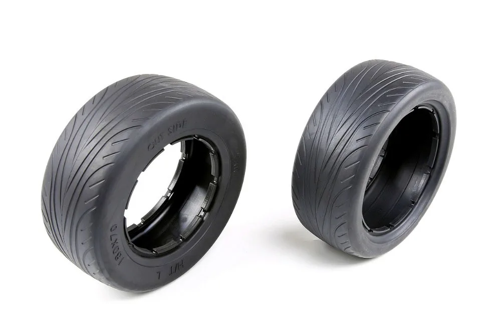 On- Road Tire Fit for 1/5 Scale Losi 5IVE-T ROVAN LT KING MOTOR X2 BAJA 4WD SLT