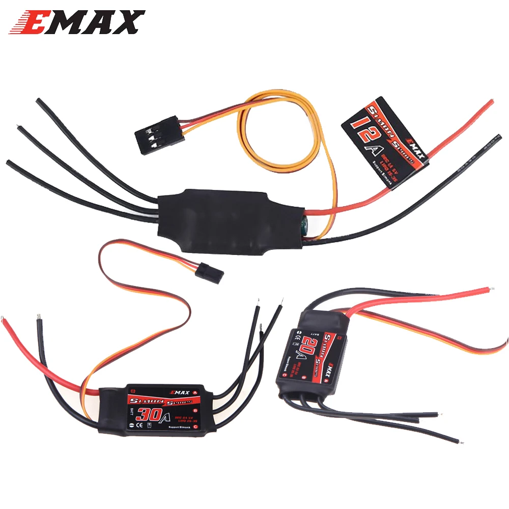 Emax Simonk Series 12A 20A 30A 2-3S ESC Speed Controller Built-In BEC For QAV250 F450 F500 F550 Helicopters Aircraft Multirotor