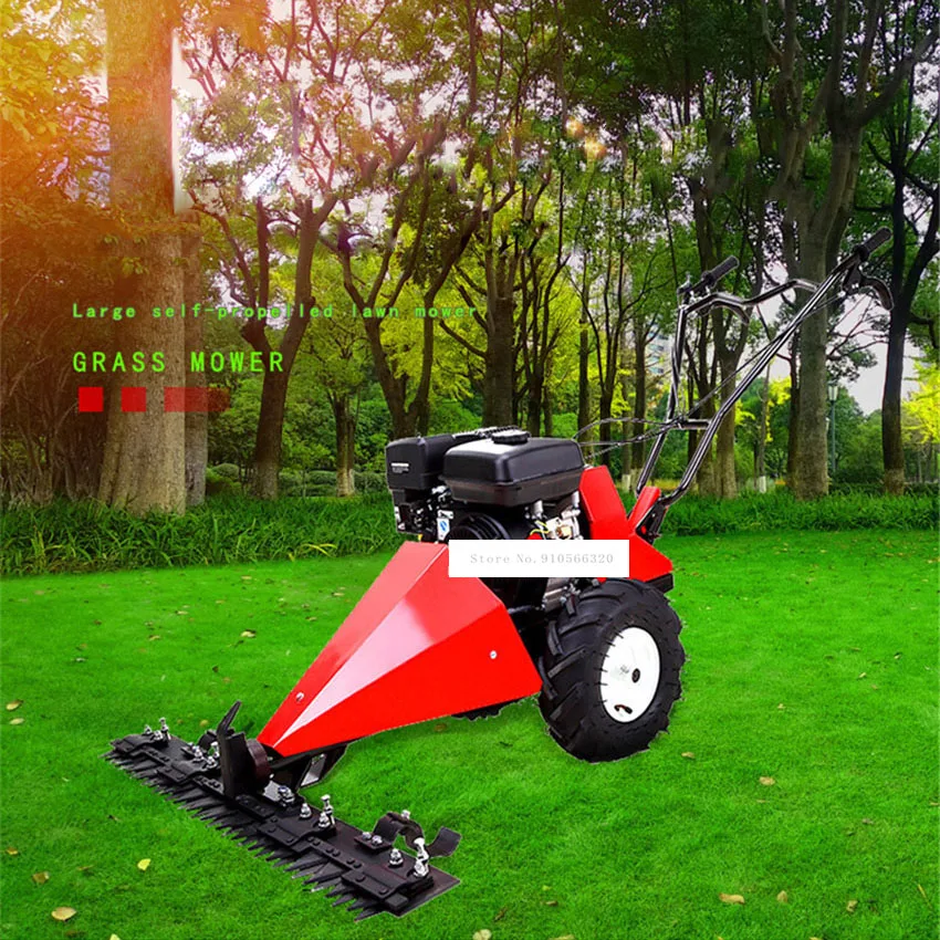 

YYS-301 Four-stroke Self-propelled Gasoline Lawn Mower Household Lawn Mower Garden Agricultural Lawn Mower 6.5HP 3600rpm 120cm