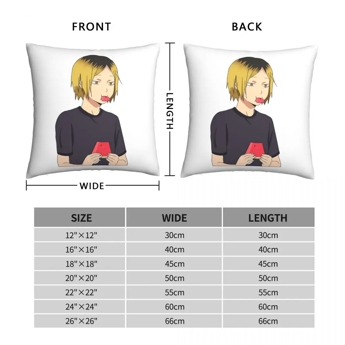 Kenma Pillowcase Polyester Linen Velvet Printed Zip Decor Pillow Case Sofa Seater Cushion Cover