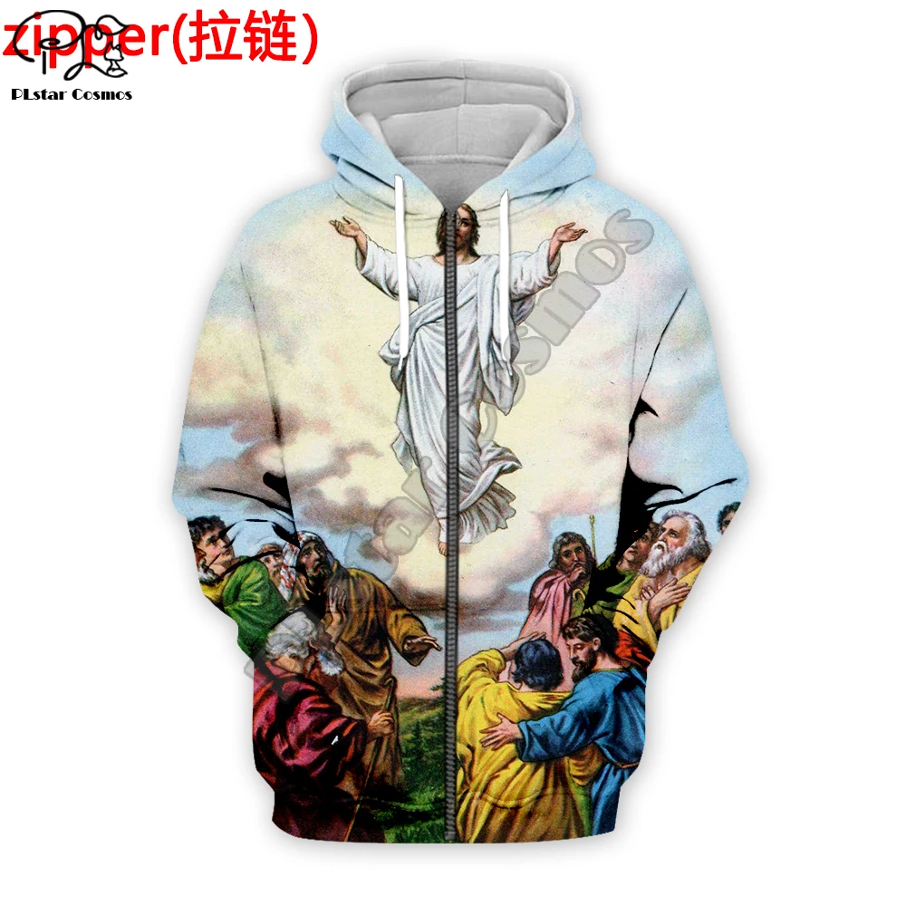 PLstar Cosmos Christian Catholic Jesus Retro Streetwear Funny New Fashion Pullover 3DPrint Zipper/Hoodies/Sweatshirts/Jacket A11