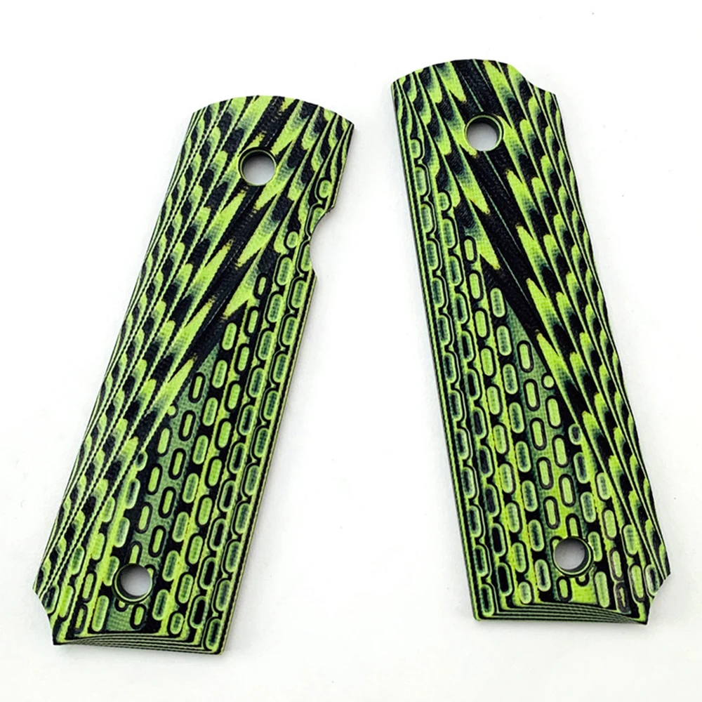 2 Pieces Of 1911 Accessories Modification 1911 Grips Handle G10 Patch G10 Handle Custom Tactical Handle Material