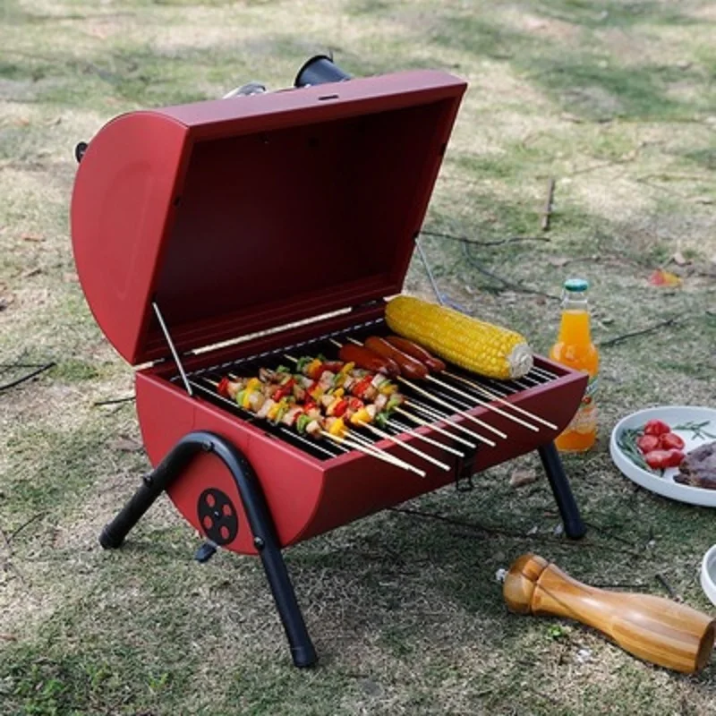 JOYLOVE Portable Outdoor Barbecue Stove Full Set Charcoal Oven Tool BBQ Thickened Charcoal Grill Picnic Charbroiler Household