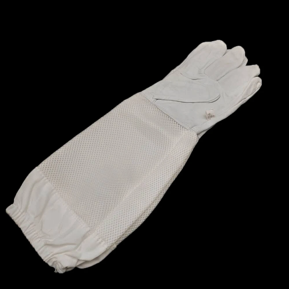 

XL Gloves Goatskin Beekeeping Anti Bite 3D Breathable Soft Protective Sleeves Beekeeper Accessories Mesh Bee Tools Supplies