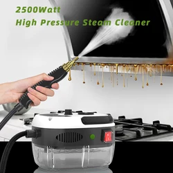 High Temperature  High Pressure Steam Cleaner 2500Watt 3Bar Car washer For Kitchen, Furniture, POTS, Walls, Grease Stains