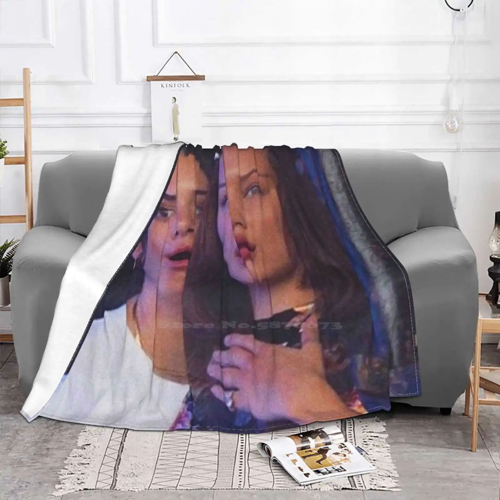 Kendall And Bella Mood Air Conditioning Blanket Travel Portable Blanket Jenner Hadid Bella Kendall Jenner Kylie Funny Mood