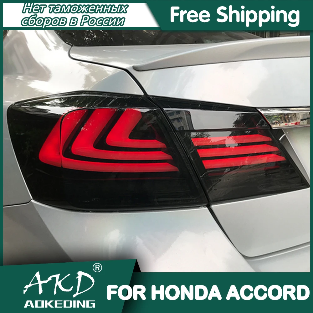 Car For Honda Accord 2013-2017 G9 Tail Lamp Led Fog Lights DRL Day Running Light Tuning Car Accessories Accord Tail Lights