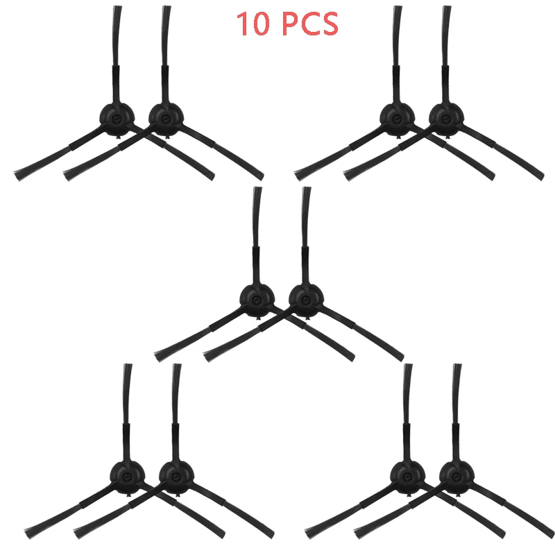 Aspirador de pó robô com escova lateral para proscenic m8/viomi, acessórios de reposição para aspirador de pó lateral com 6/10 peças