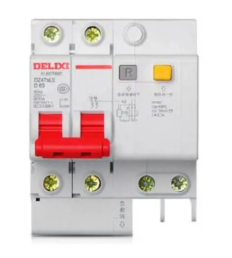 

DZ47sLE 2P D 32A DZ47SLEN2D32 2P | D | 30mA | 32A Small leakage protection circuit breaker