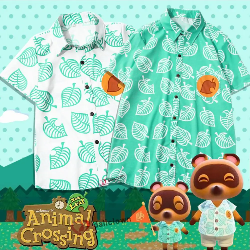 New Animal Crossing T Shirt Tom Nook Cosplay Shirt Costume Men Women Short Sleeve Tops