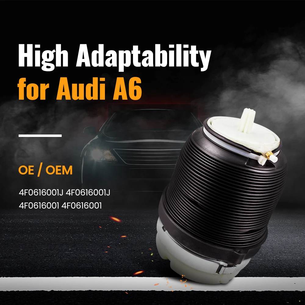 Rear Air Suspension Spring Bag for Audi A6 C6 4F S6 Shock Absorber 4F0616001J for Allroad Quattro A6 4F C6 2005 2006 2007-2011