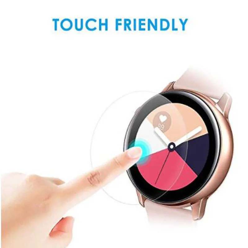 Film de protection souple en TPU, 5 pièces, pour Samsung Galaxy Watch Active 2 40mm/44mm, protection d'écran complète