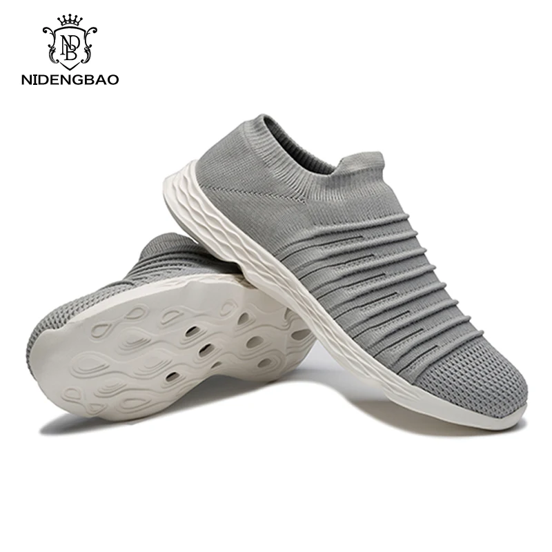 Zapatos informales de talla grande 50 para hombre, zapatillas transpirables con suela superligera y agujeros, de secado rápido, envío rápido