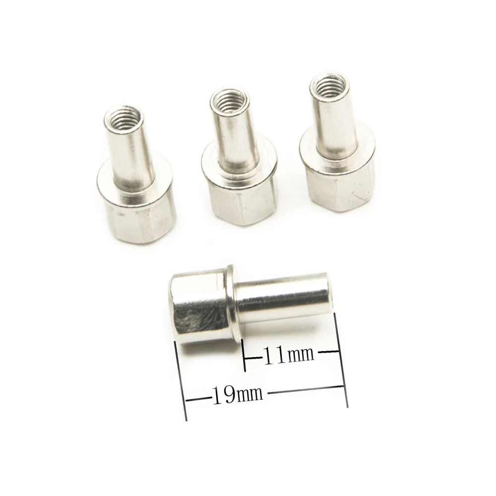 YEAHRUN 4 pcs/set Metal Nuts for 1/10 RC Car 12mm Wheel Hub Hex Drive Adapter Extension 15mm/20mm/25mm