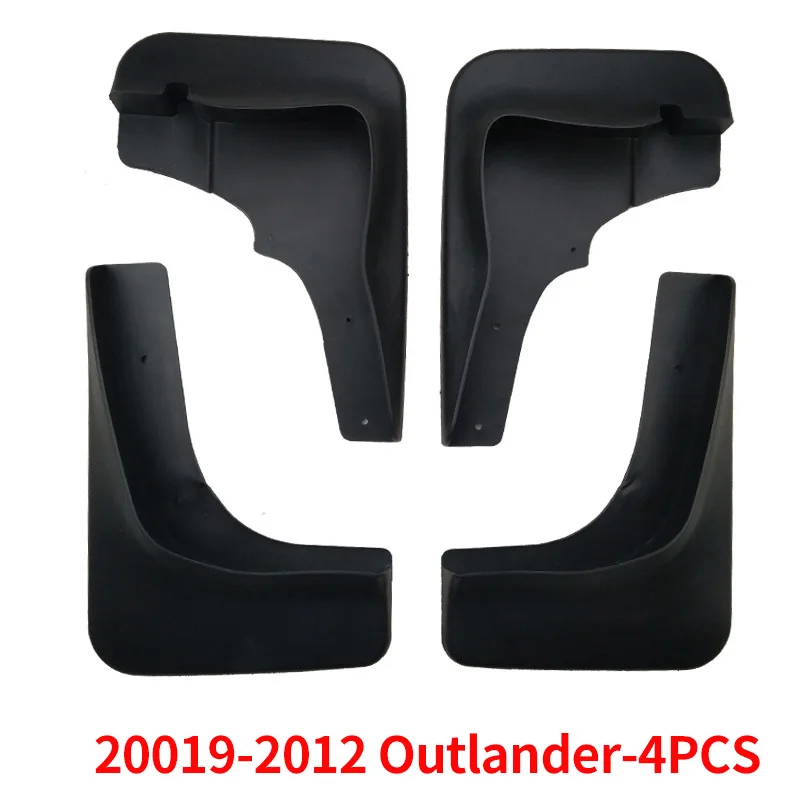 Car Mud Flaps For Mitsubishi Outlander 2009-2021 Mudguards Splash Guards Fender Mudflaps Accessories Dust-proof Wheel 4PCS