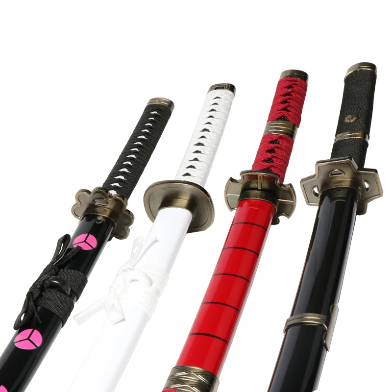 Koleksi Hobi Pedang Anime Pisau Bambu Roronoa Zoro Katana untuk Cosplay Pedang Kitetsu Shisui