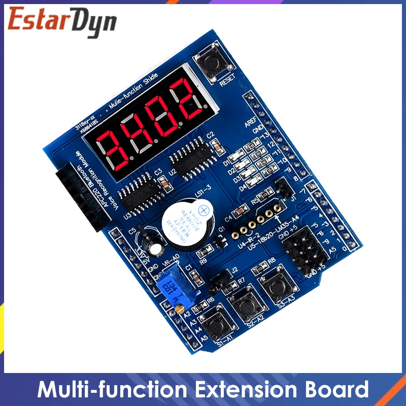 XD-203 Multi-Function Expansion Board Basic Learning Kit Single Chip Microcomputer Development Board