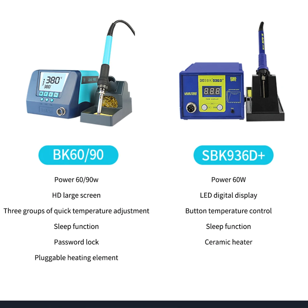 Bakon BK60 esd mobile mini repair lead-free soldering station