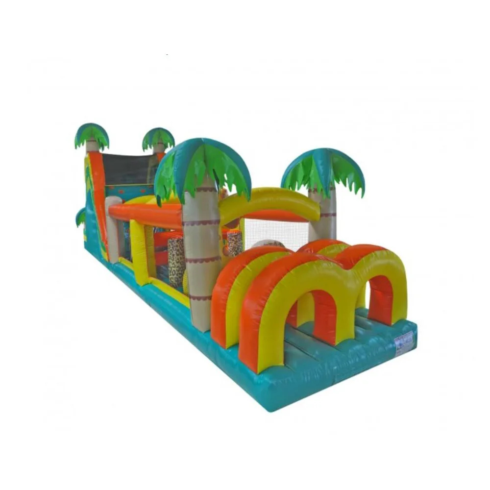 Inflatable combination obstacle slide game | Outdoor large interactive game | Safe and durable | Suitable for children and adult