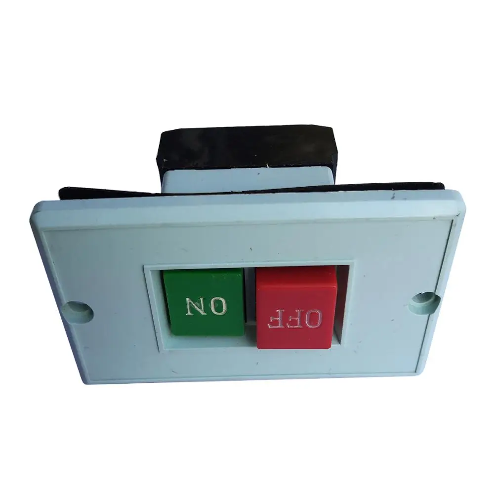 K8 QKS2-5 Power On Off Rocker Switch 380V 5A Bench Drill Control Starter Pushbutton Switch Large Panel