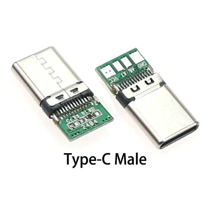 Cltgxdd 1PCS Type-C Male Female USB 3.1 Test PCB Board Adapter Type C Connector Socket For Data Line Wire Cable Transfer