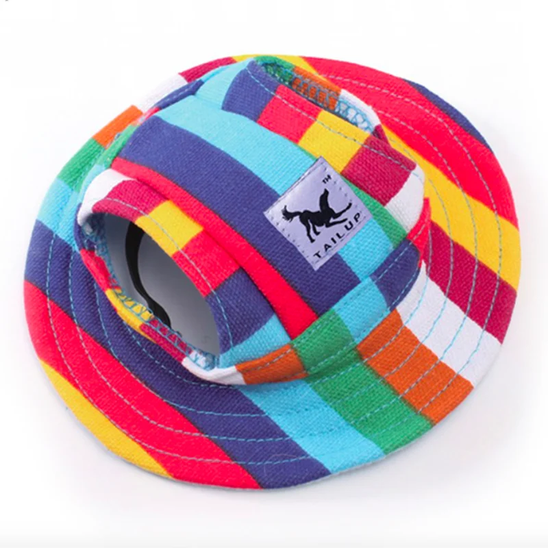 Gorro transpirable para perros y gatos, sombrero de lona de malla, productos para mascotas