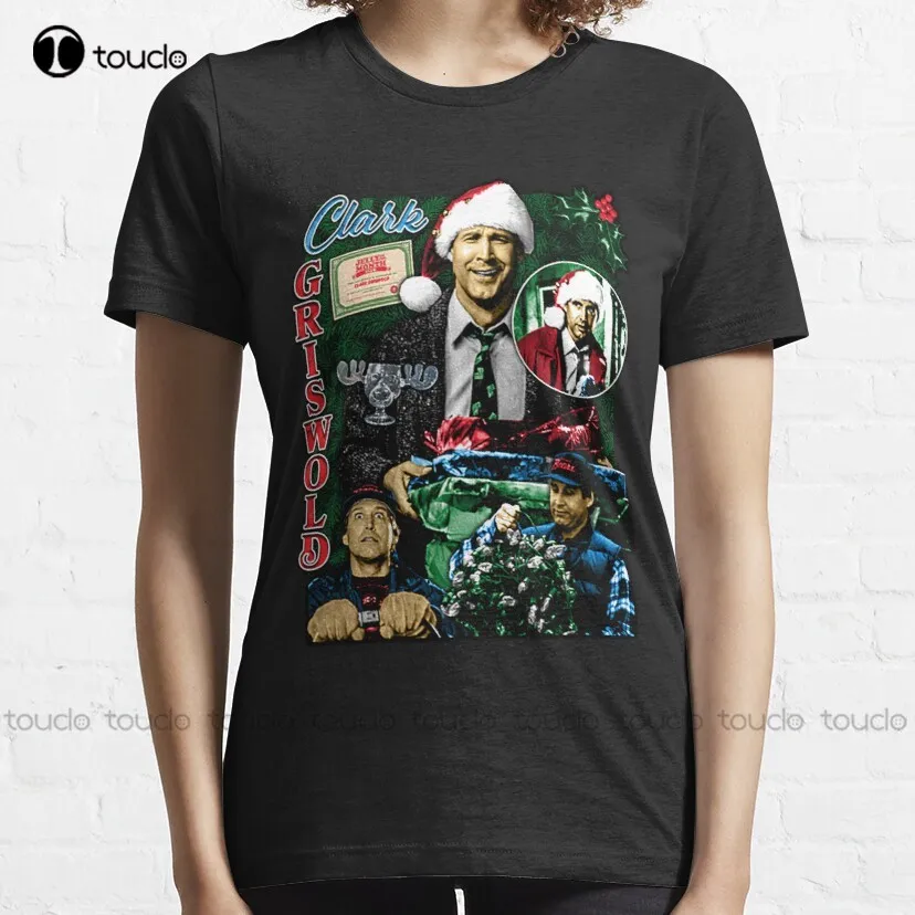 Vintage Clark Griswold  Christmas Vacation T-Shirt Women Graphic Tshirt Custom Aldult Teen Unisex Fashion Funny New Xs-5Xl New