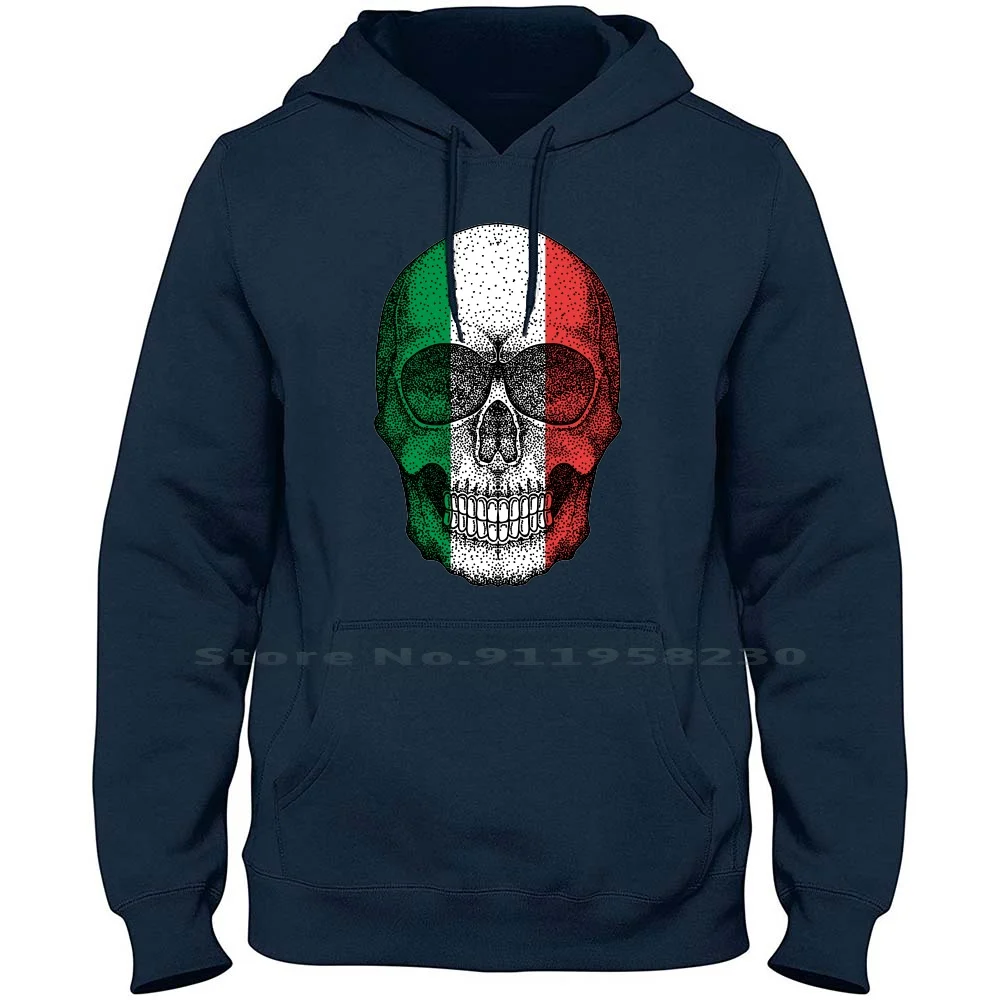 

Skull Flag Men Women Hoodie Pullover Sweater 6XL Big Size Cotton Skull Skill Agent Ship Home Flag Ill Hip Buy Me