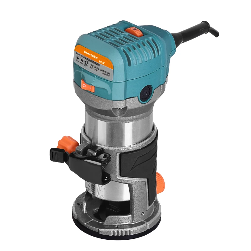 Fresatrice elettrica multifunzionale per legno, rifilatrice elettrica, macchina per incidere, fresatura e scanalatura del legno Ma