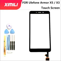 5.5'' Original For Ulefone Armor X5 Touch Screen Tested Digitizer For Ulefone Armor X3 Touch Panel Front Glass Sensor +Tools