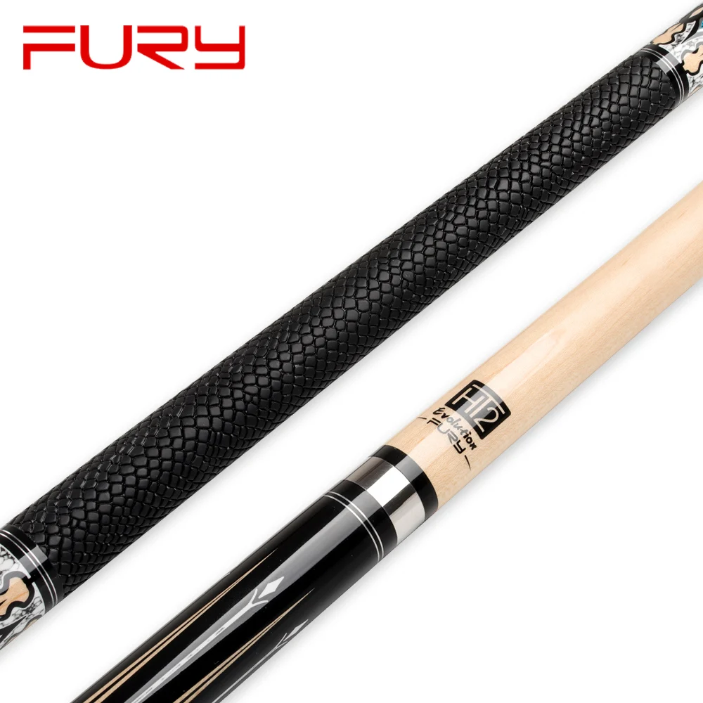 FURY DX-1/4 Pool Cue 12.5mm Tiger Tip HT2 Maple Shaft XTC Ferrule Quick Joint Billiards Handmade Piano Paint Grip Play Stick Kit